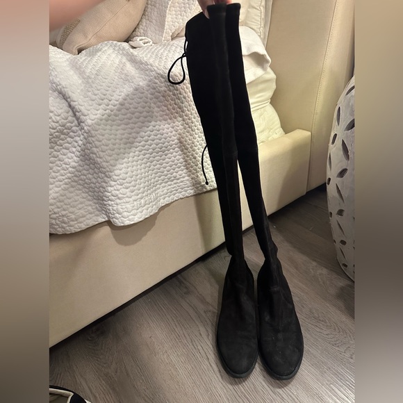 Stuart Weitzman Lowland Suede Over the Knee Boot - Picture 6 of 14